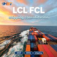 Expédition de conteneurs FCL de Chine vers le monde entier 40HQ/20GP HESHENGTONG Fret maritime LCL Transitaire Stockage gratuit
