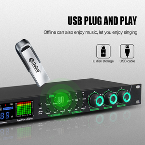 Debra-Micrófono de mano con sistema de efectos de karaoke, procesador DSP, preetapa de minería de audio, reverberación, interfaz óptica USB - Product Image 4