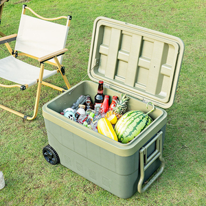 2025 mô hình mới đa chức năng mát với bánh xe đẩy và xử lý di động cho dã ngoại ngoài trời và câu cá - Product Image 4