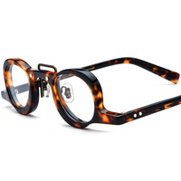 Monture de lunettes optiques en acétate faite à la main de haute qualité 19175 – Monture de lunettes en métal personnalisée et amusante pour hommes et femmes, forme sur mesure