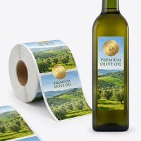 Autocollants en vinyle imprimés en couleur personnalisés, autocollants adhésifs, résistants aux UV, résistants aux rayures, découpés à la forme, étanches, étiquettes d'emballage