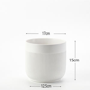 Vasi di fiori in ceramica diretta dalla fabbrica uso domestico di diverse dimensioni orchidee farfalla specializzate vasi di bambù con retro di tartaruga - Product Image 6