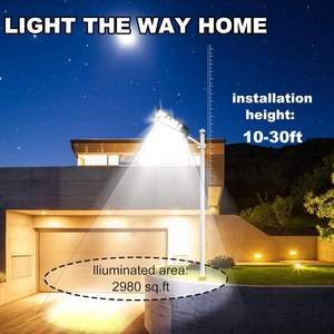 Wholesale Automatic Stand Alone Unique Ip65 Intelligent Led 100w All in <b>Solar</b> Street Light Outdoor Waterproof <b>with</b> Pole Motion - Product Image 6