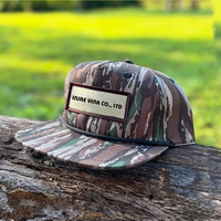 Nuevos modelos 256 forma pato Camo Bottomland Camo sombrero cinco paneles caza sombrero camionero gorra 5 paneles camuflaje Snapback sombrero