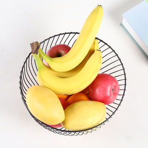 Pabrik Grosir Murah Kawat Logam Buah Keranjang Penyimpanan Mangkuk Dapur Buah Keranjang - Product Image 6