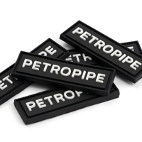 Étiquettes en PVC souple thermocollantes, patchs en silicone de qualité supérieure avec logo en caoutchouc pour accessoires vestimentaires, logo de marque personnalisé pour vêtements d'extérieur
