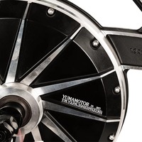 Moteur de roue BLDC étanche IP67 YM à double essieu 72V 17 pouces 1500W, prix de gros usine pour moto électrique