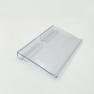 Tái Sử Dụng PVC Dây Kệ Nhãn Chủ Nhựa Trung Tâm Mua Sắm Giá Thẻ Dấu Hiệu Vé Hiển Thị Cho Siêu Thị Quảng Cáo Dữ Liệu Dải - Product Image 2