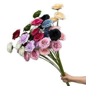 Simulación de Rosas de Burbuja para Decoración de Bodas, Flor de Seda Suave para Ventana, Arreglo Floral para Banquete de Boda - Product Image 5