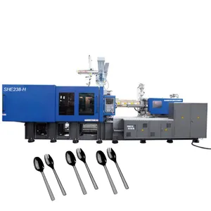 Nuovo servomotore di progettazione Sanshun 238 ton B100 per la macchina di plastica dello stampaggio ad iniezione della forcella e del cucchiaio con il migliore prezzo