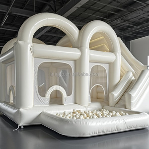 Lớn bóng Pit hồ bơi đám cưới màu trắng nhảy lâu đài Inflatable thư bị trả lại Nhà trượt nước cho trẻ em - Product Image 2