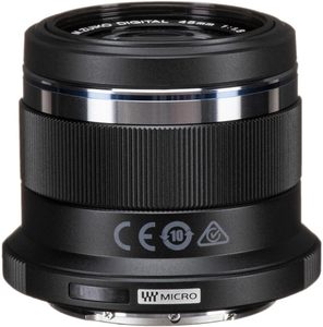 OM SYSTEM Olympus <strong>M</strong>.<strong>Zuiko</strong> Digital 45mm F1.8 Black Telephoto Micro Four Thirds Non-Full Frame System Camera Compact Design - Product Image 5