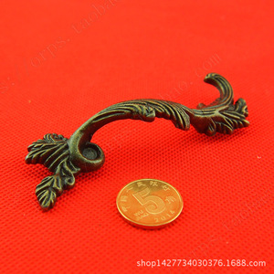 Antique Style Zinc Alloy Drawer Handle 86mm Traditional Cabinet Door Pull Bar Handle Durable Furniture Hardware - Product Image 2