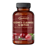 Kapsul Ekstrak Cranberry Healthife OEM Private Label Manufacturer Dengan Uva Ursi, Stinging Nettle, Astragalus