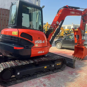 รถขุดขนาดเล็ก KX55 มือสอง 6 ตัน เครื่องยนต์ได้รับการรับรองมาตรฐาน CE รุ่นปี 2022 บุ้งกี๋ขนาด 0.3 เมตร ยี่ห้อ YUKEN ใช้งานมาแล้ว 0-2000 ชั่วโมง พร้อมส่งออก - Product Image 1