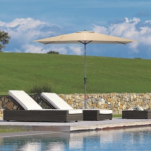 Calidad fuerte Material de <span class=keywords><strong>la</strong></span> aluminio recto Polo <span class=keywords><strong>playa</strong></span> paraguas inclinación puerta <span class=keywords><strong>mercado</strong></span> paraguas de Sol de protección UV - Product Image 6