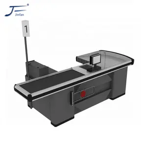 Guaranteed Quality Supermarket Design Grocery Store Checkout Counter With Conveyor Belt