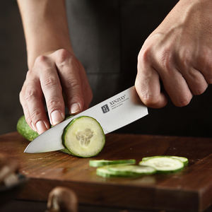 Xinzuo ชุดมีดเชฟเหล็ก1.4116สไตล์เยอรมัน6ชิ้นชุดครัวทำจากไม้มะเกลือพร้อมมีดบล็อกไม้อุปกรณ์เสริม - Product Image 5