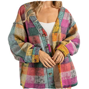 Veste en cuir PU pour femme d'automne, fermeture éclair, manteau court, col rabattu, noir, simili cuir, vêtements d'extérieur en coton, hiver, XL, motard - Product Image 1