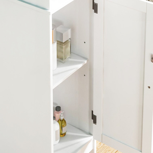 2023 Luxury Wood American Shallow Narrow <strong>Bathroom</strong> Furniture Thin <strong>Tall</strong> Shelf <strong>Storage</strong> Cabinet for <strong>Bathroom</strong> with Ample <strong>Storage</strong> - Product Image 5