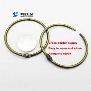 YIWANG Bronze Metal Loose Leaf Binding <b>Ring</b> 2 Inch Book <b>Rings</b> for Notebook Binding - Product Image 1