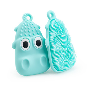 New Bath and Rub <b>Brush</b> Massage and Rub Gentle and Non-skin-Friendly Adult and Children Bath Comb Silicone Crocodile Bath <b>Brush</b> - Product Image 1