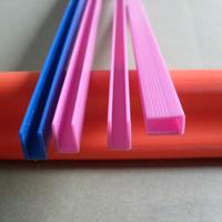 Bande d'extrusion en plastique profilé en U en PVC
