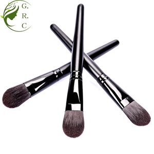 <span class=keywords><strong>Pinceau</strong></span> de maquillage <span class=keywords><strong>Kabuki</strong></span> plat sur mesure pour le visage, en gros, marque privée, poils synthétiques, fond de teint, anticernes, blush, poudre - Product Image 6