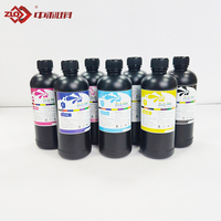 Tinta para Impresora UV LED para Logotipos en Vinilo, Tinta UV LED para Superficies Blandas y Duras, Tinta UV DTF
