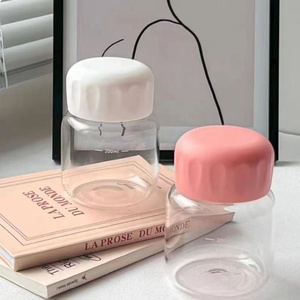 Creative Mini <strong>Fat</strong> Cup White/<strong>pink</strong>/green Portable Borosilicate Glass Graduated Milk Coffee Soybean Milk Water Bottle - Product Image 4