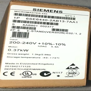 <span class=keywords><strong>6se6440</strong></span> <span class=keywords><strong>2ab13</strong></span> <span class=keywords><strong>7aa1</strong></span> Nuevo y Original, Envío Acelerado, PLC Dedicado para Automatización Industrial, Programación de PLC - Product Image 1