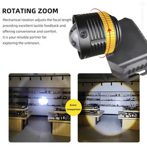 Nouvelle lampe frontale à induction transfrontalière à LED rechargeable, haute luminosité, portée 100-199 m, pour cyclisme en extérieur et pêche nocturne - Product Image 5