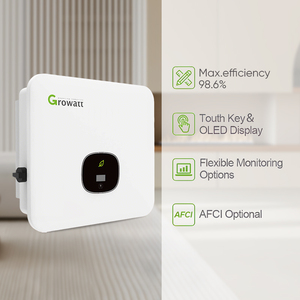 <span class=keywords><strong>Inversor</strong></span> <span class=keywords><strong>Solar</strong></span> Trifásico Growatt de 10kw 12kw 15kw Conectado a la Red con Doble Mppt para Uso Doméstico - Product Image 5