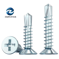 Flat Head Self Drilling Screw SDS Screw DIN7504P Stainless Steel Carbon Steel Roofing Fasteners