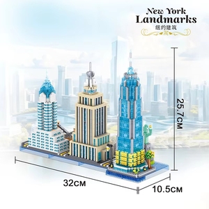 ZHE GAO LZ8333 2025, Maqueta 3D del Horizonte de Nueva York y Londres, Bloques de Construcción para Niños, Regalo, Juego de Bloques de Construcción - Product Image 6