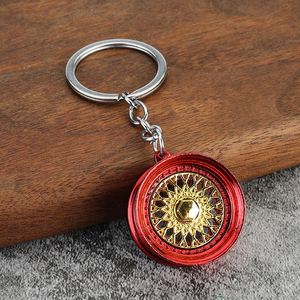 New Wholesale Best <b>Seller</b> Car Wheel <b>Hub</b> Shape Key Chains Custom Metal Auto Car Parts Keychain Wheel Rim Key Rings - Product Image 4