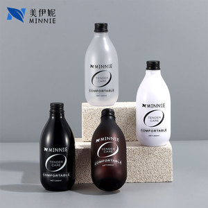 ขวดพลาสติกมินนี่ 300 มล. 500 มล. ทรงกลม ฝาเกลียว สำหรับแชมพู ครีมนวดผม โลชั่น ขวดบรรจุภัณฑ์สำหรับดูแลประจำวัน - Product Image 2