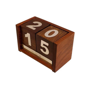 Calendarios de madera como objetos decorativos HS para el hogar o la oficina - Product Image 4