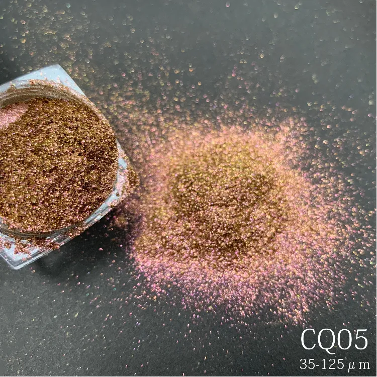 Feishi Supplier Cosmetic Chameleon Pigment Artist Chrome Color Shift Pigment Powder For Eyeshadow