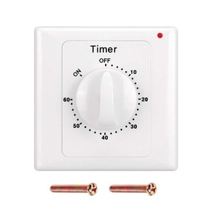 Temporizador mecánico Winsome Time Switch de 86 mm para baño, garaje, ahorro de energía - Product Image 3
