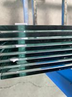 Kualitas tinggi disesuaikan 4 mm-15 mm kaca Tempered bening untuk luar ruangan tangga Hotel industri dekorasi dapur datar surya