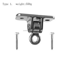 Crochets pivotants robustes en acier inoxydable 304SS, capacité de 450 kg, antirouille, rotation à 360° pour applications industrielles lourdes