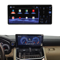 Radio de Coche con Navegación GPS de 12.3 Pulgadas, Pantalla Táctil Carplay para Toyota Land Cruiser LC300, Actualización del Tablero con Android Auto