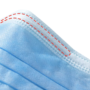 Masker wajah hitam sekali pakai Filter 3 lapisan, masker debu perlindungan keselamatan penutup hidung mulut elastis untuk dewasa - Product Image 3