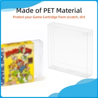 Étui de protection pour cartes de jeu en boîte transparente en PET pour GameBoy/pour GameBoy Color/pour GameBoy Advance/pour GB/pour GBC/pour GBA