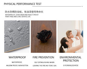 Tấm ốp tường ván sợi WPC hiện đại, phủ màng PVC PET, thiết kế đá cẩm thạch, chống thấm, chống ẩm, dùng cho khách sạn - Product Image 6