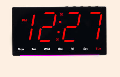 Carcasa Negra Luz Roja