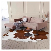 Wohnzimmerteppich Western-Dekor Luxusteppich Kuhfell-Karpet Natürlicher Kuhfell-Teppich