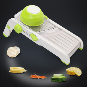 Trancheuse à <span class=keywords><strong>Mandoline</strong></span> multifonctionnelle réglable, pouces, en acier inoxydable, pour légumes, oignon, tomate - Product Image 3