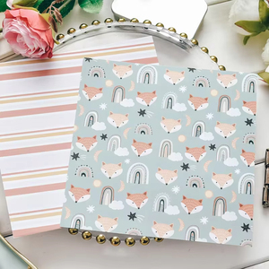 Custom Printing Little Fox Scrapbooking Pads Design <strong>Paper</strong> Origami <strong>Art</strong> Background <strong>Paper</strong> Card Making DIY Scrapbook <strong>Paper</strong> Craft - Product Image 6